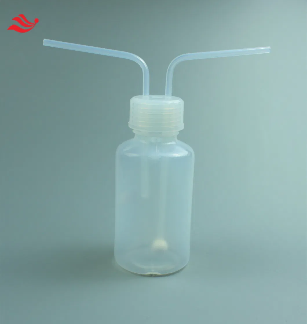 PFA 500ml Gas Washing Bottle Screw Cap Icp-Ms Labware Resistant to HCl Hf