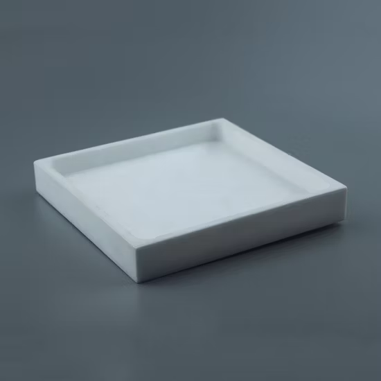 La piastra quadrata del vassoio in PTFE è formata integralmente e può essere posizionata nel forno