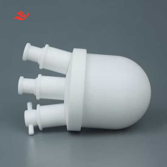Il numero del collo del pallone da 100 ml in PTFE può essere personalizzato con fondo rotondo