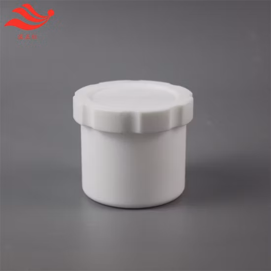 Bottiglia di reazione in plastica PTFE con serbatoio di pulizia della bottiglia campione sigillato con coperchio