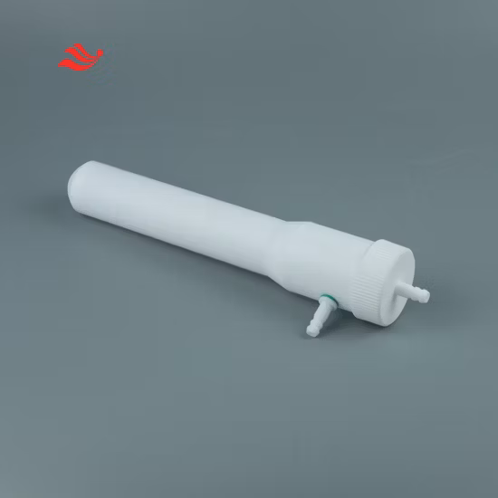 Bottiglia assorbibolle in PTFE resistente alla corrosione